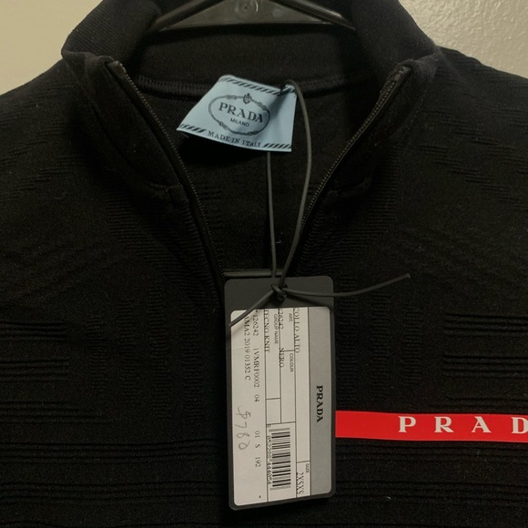prada collo alto tecno knit top - Picture 5 of 5